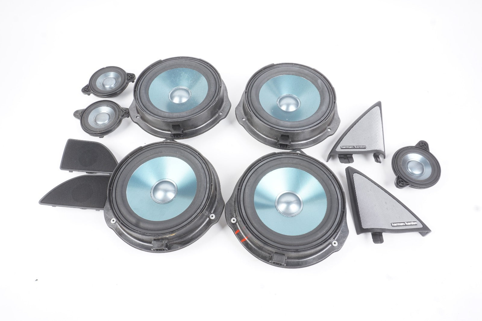 11-17 Mercedes W207 E550 E350 Convertible Audio Speaker Tweeter SET of 11 OEM