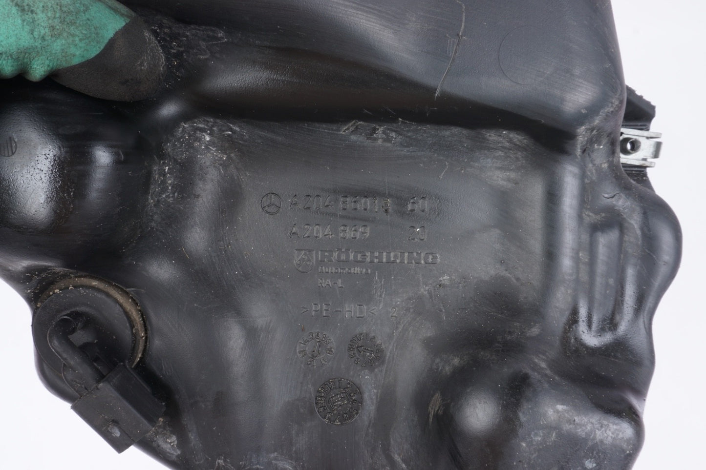 08-14 Mercedes W204 C250 E350 Headlight Windshield Washer Bottle Tank OEM