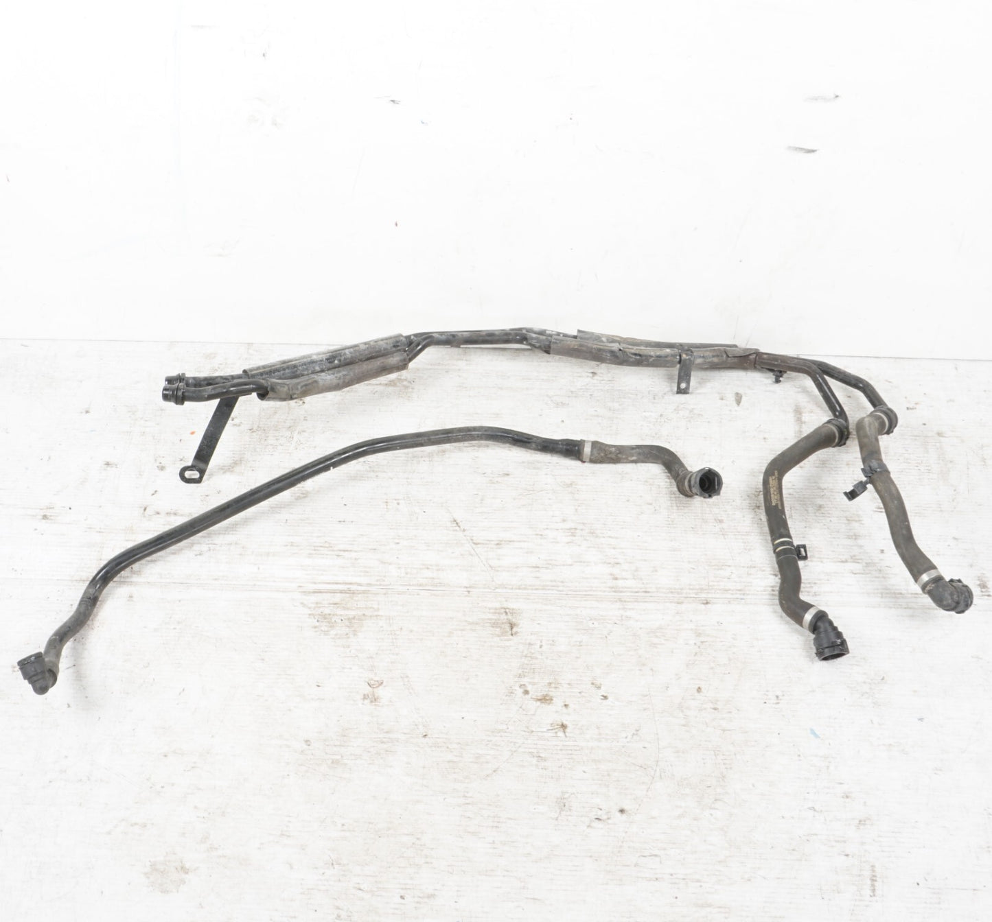 14-17 Mercedes S550e W222 3.0L Engine Coolant Hose Line Pipe SET OEM