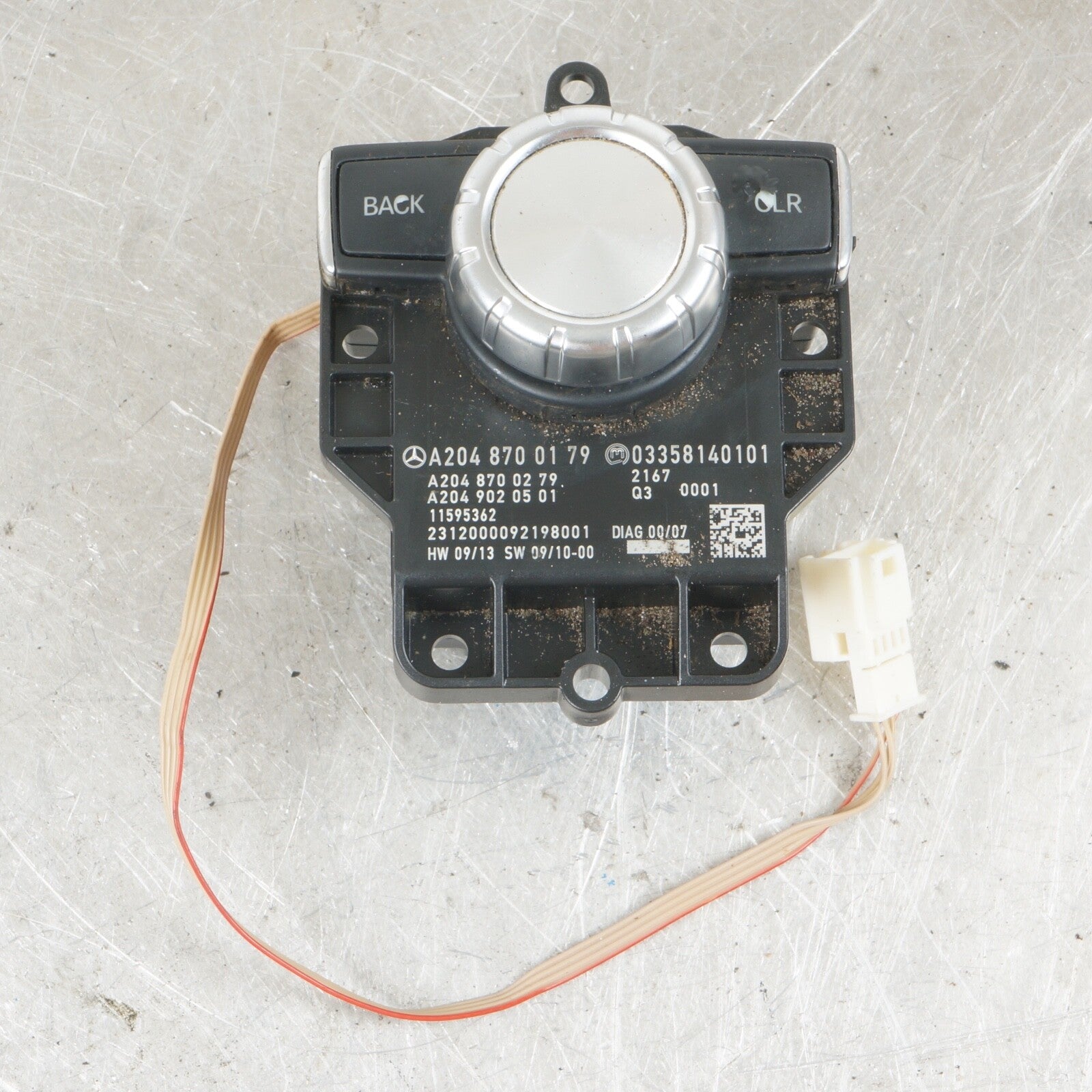 12-15 Mercedes GLK350 C250 Center Console Comand Controller Knob Multi Switch
