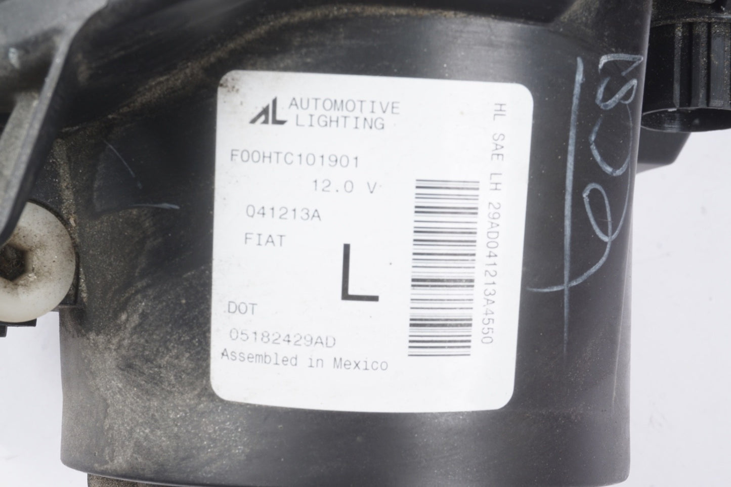 2012-2019 Fiat 500 Left DRIVER Headlight Assembly 05182429AD OEM