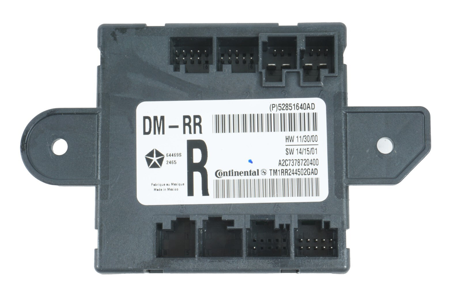 14-17 MASERATI QUATTROPORTE REAR RIGHT PASSENGER SIDE DOOR CONTROL MODULE OEM