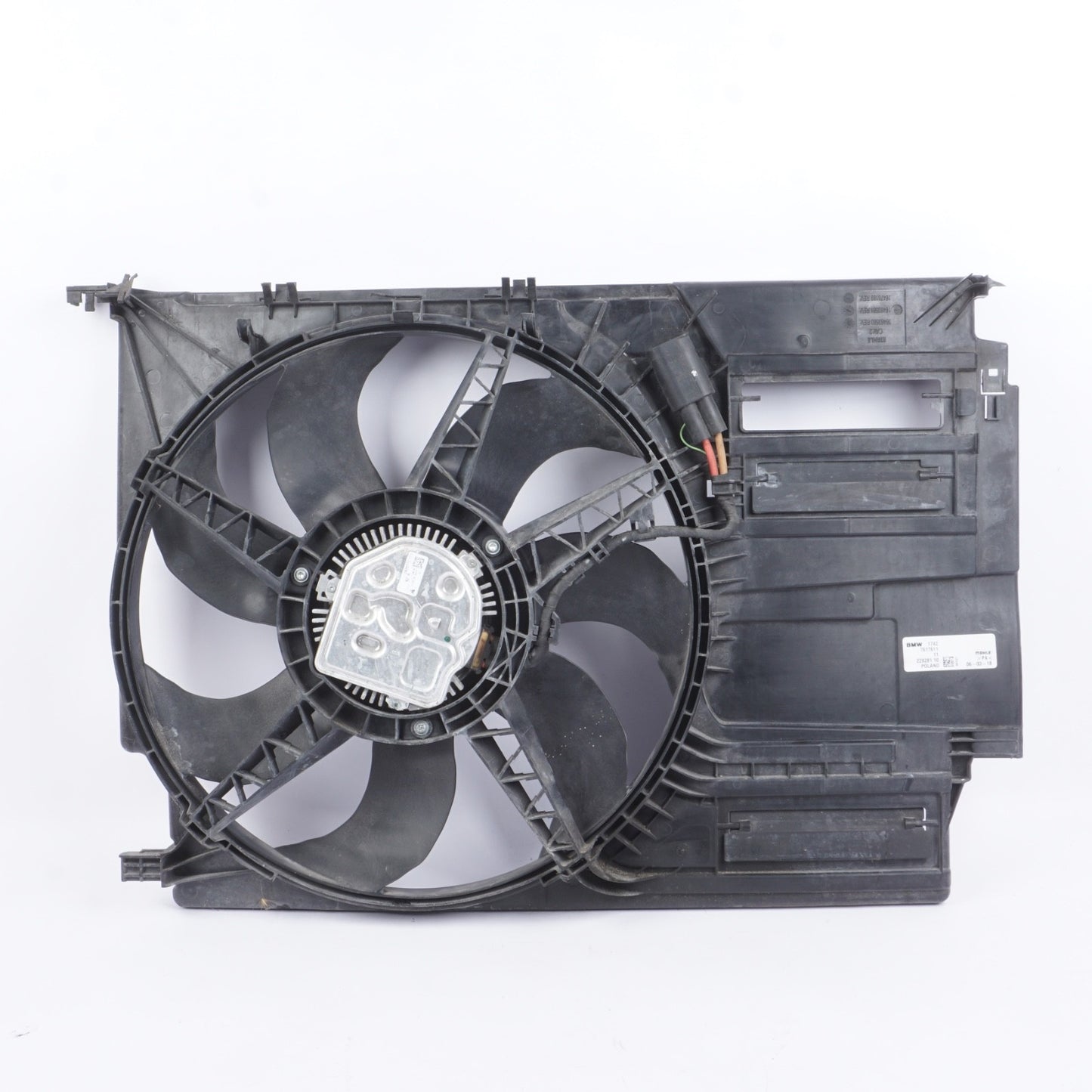 2016 - 2023 OEM BMW F39 F48 X1 X2 Radiator Cooling Fan Motor Shroud Assembly