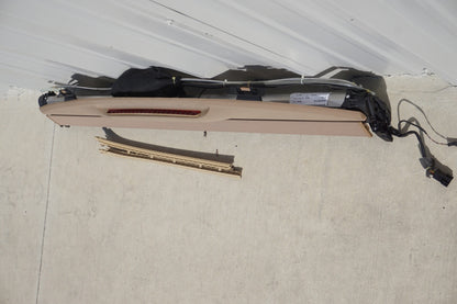 07-13 Mercedes W221 S63 S550 Rear Window Sun Shade Screen Roller Blind Beige OEM
