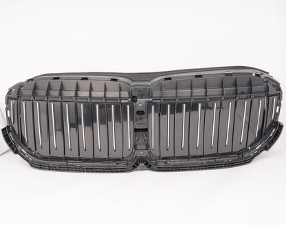 For 2021 BMW 7 Series G11 LCI Front Bumper Grille Air Shutter Flap Upper