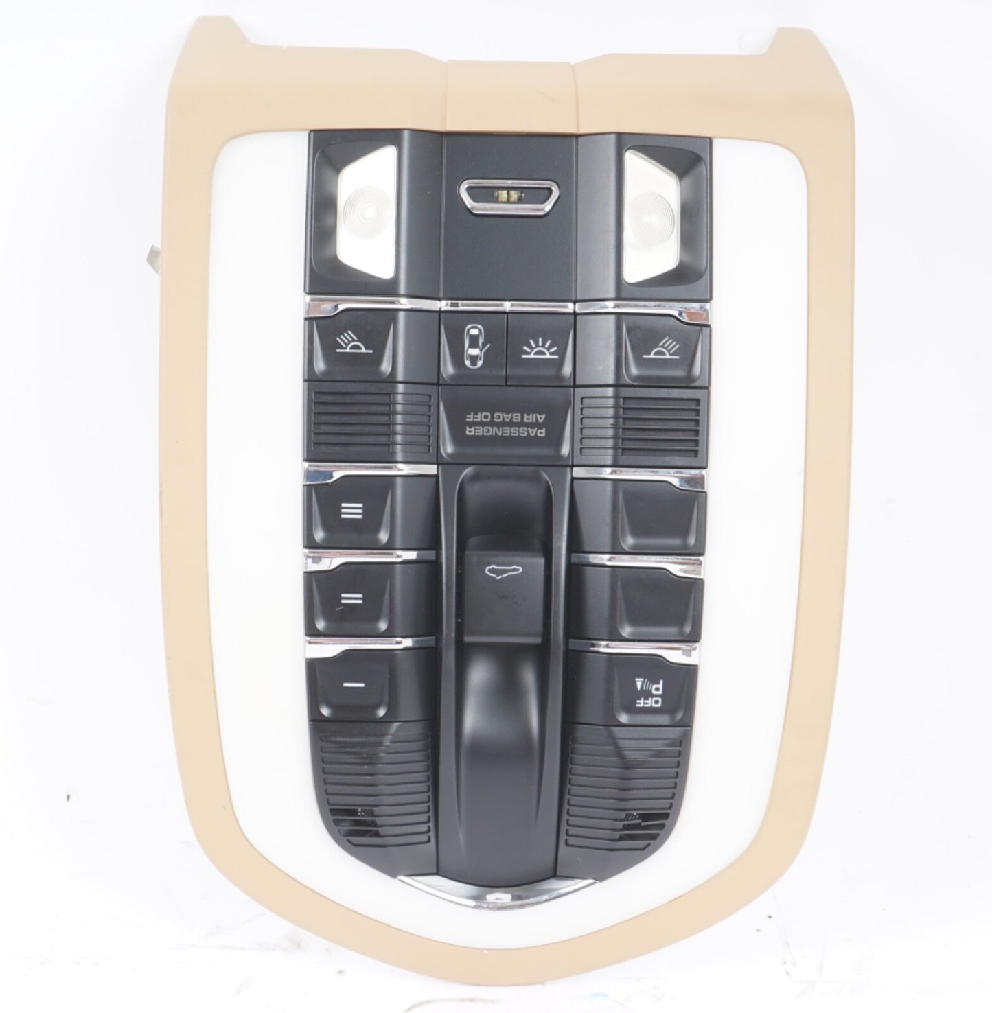 2010-2016 PORSCHE PANAMERA 970 OVERHEAD DOME LIGHT WITH CONTROLS 7PP959551DL