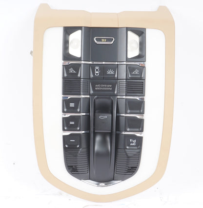 2010-2016 PORSCHE PANAMERA 970 OVERHEAD DOME LIGHT WITH CONTROLS 7PP959551DL