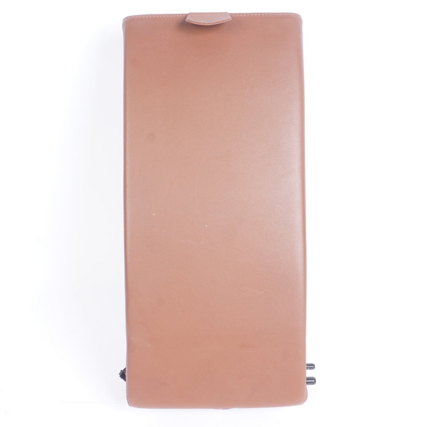 2014-2022 maserati ghibli REAR arm rest lid cover armrest cup holder brown OEM