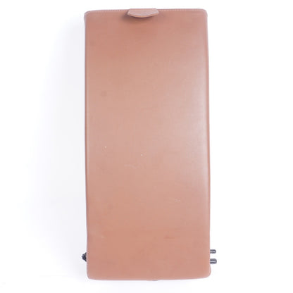 2014-2022 maserati ghibli REAR arm rest lid cover armrest cup holder brown OEM