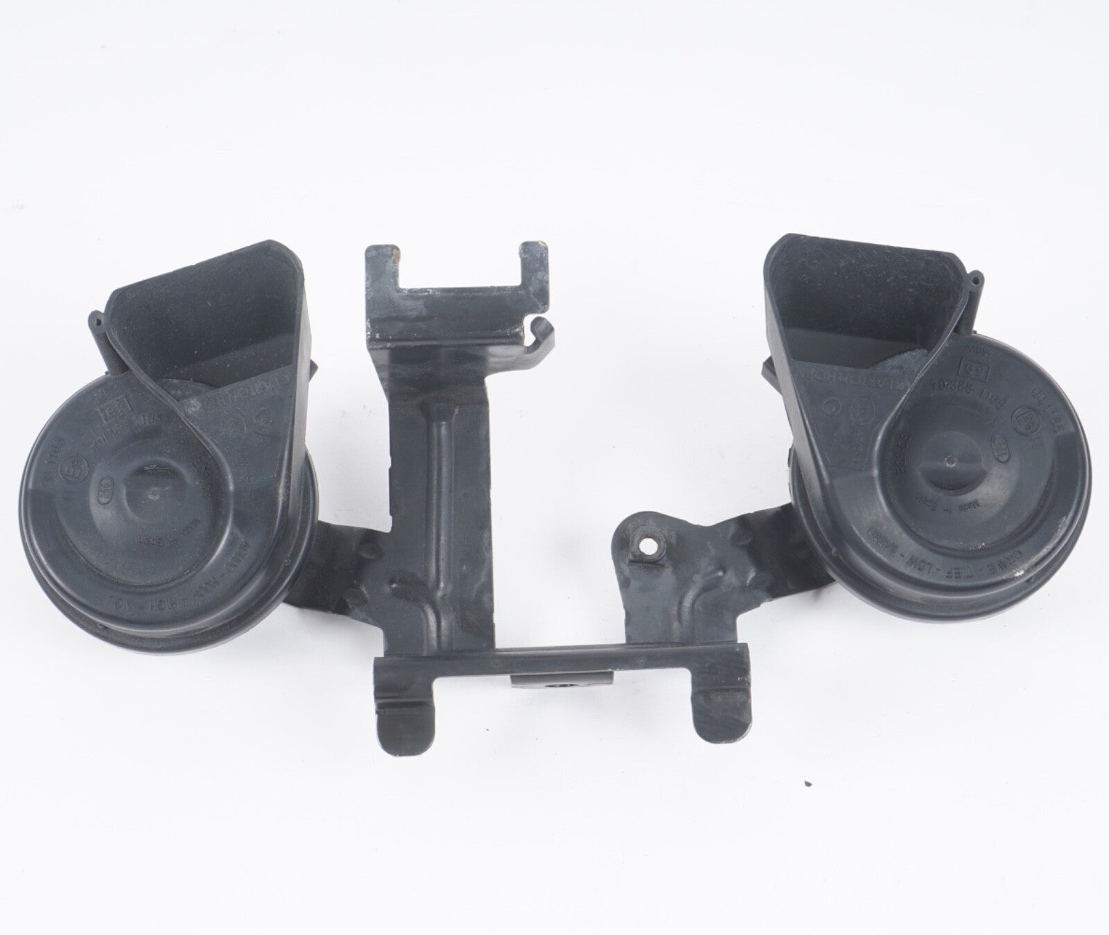 11-17 AUDI A8 A8L S8 HIGH & LOW HORN SET PAIR OEM