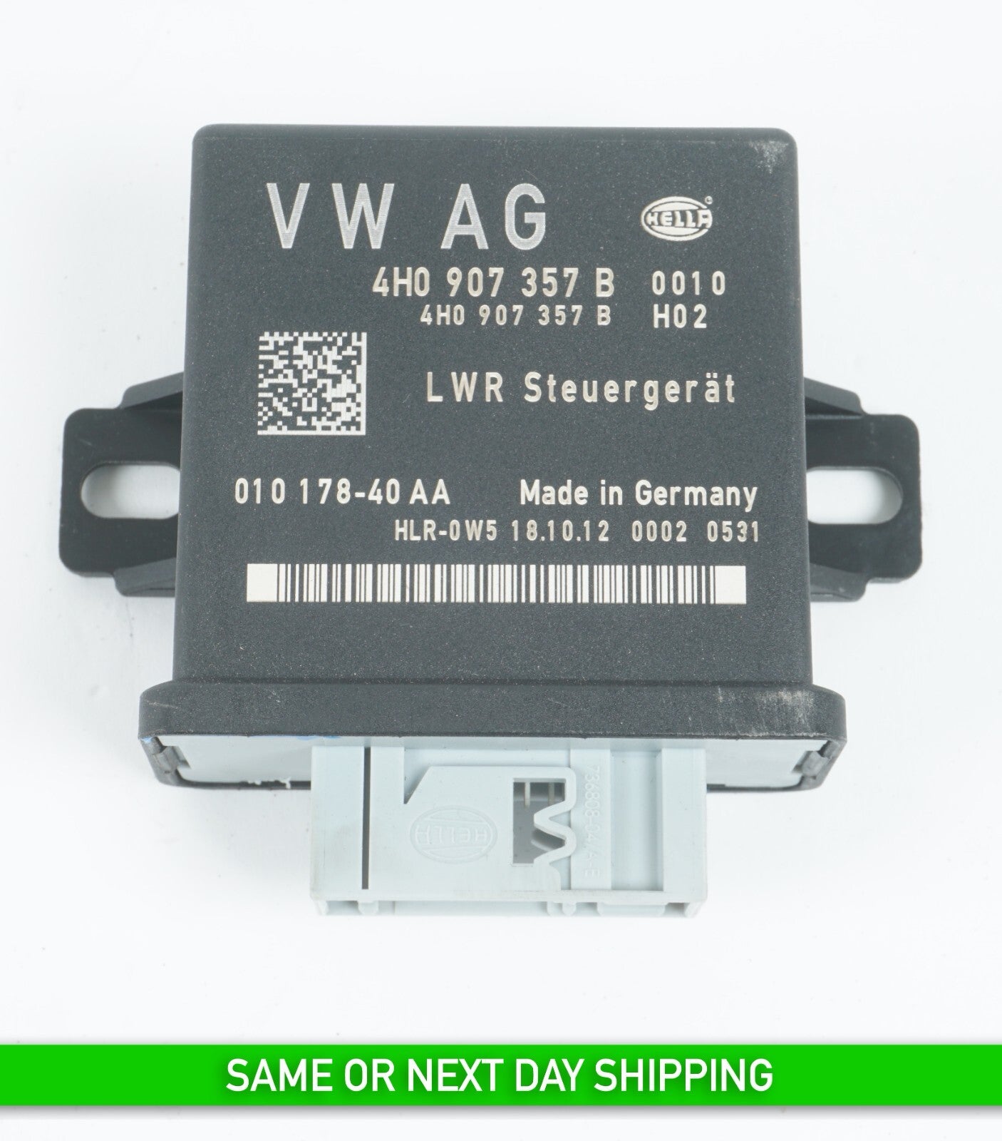 2012 - 2015 AUDI A7 HEADLIGHT LAMP RANGE CONTROL MODULE 4H0907357B  OEM