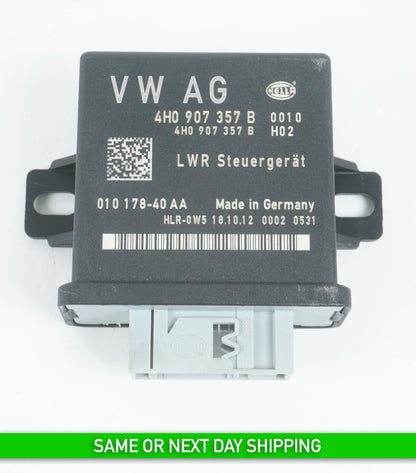 2012 - 2015 AUDI A7 HEADLIGHT LAMP RANGE CONTROL MODULE 4H0907357B  OEM