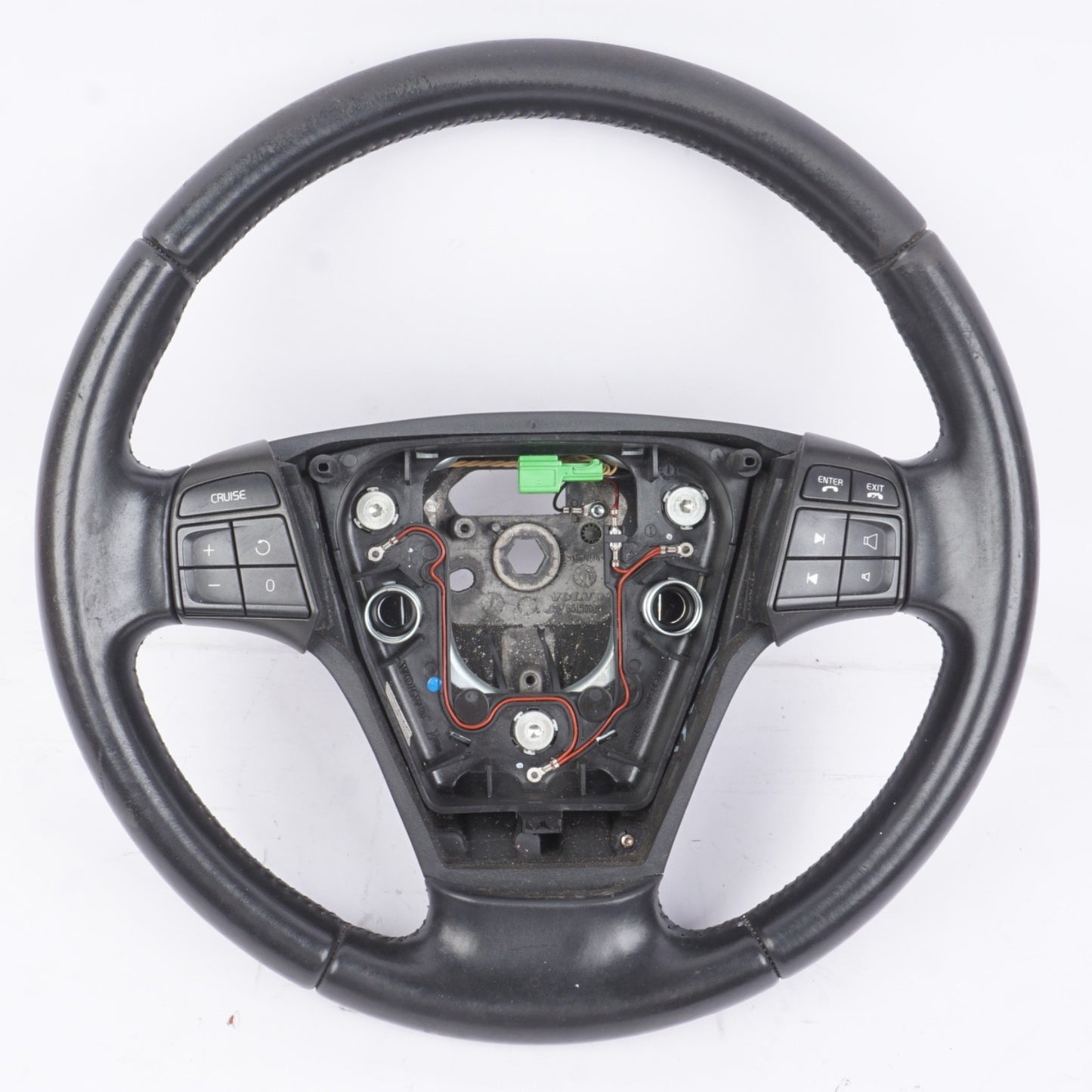 2011 - 2013 VOLVO C70 STEERING WHEEL W/ CONTROLS BLACK LEATHER