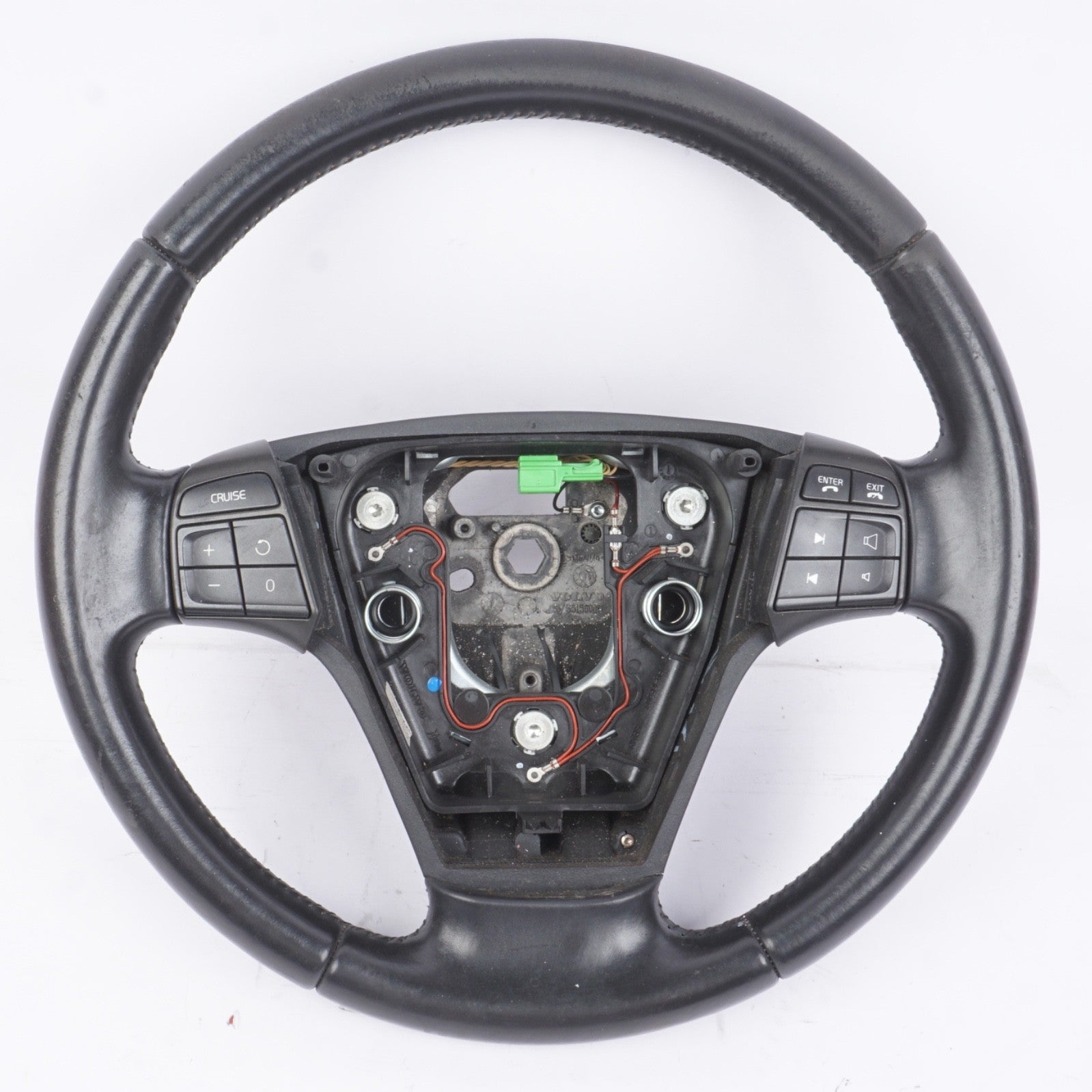 2011 - 2013 VOLVO C70 STEERING WHEEL W/ CONTROLS BLACK LEATHER