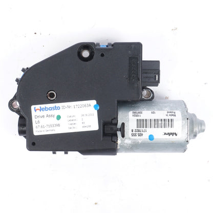 09-15 BMW 750Li F01 F02 Upper Overhead Sunroof Adjustment Motor Oem