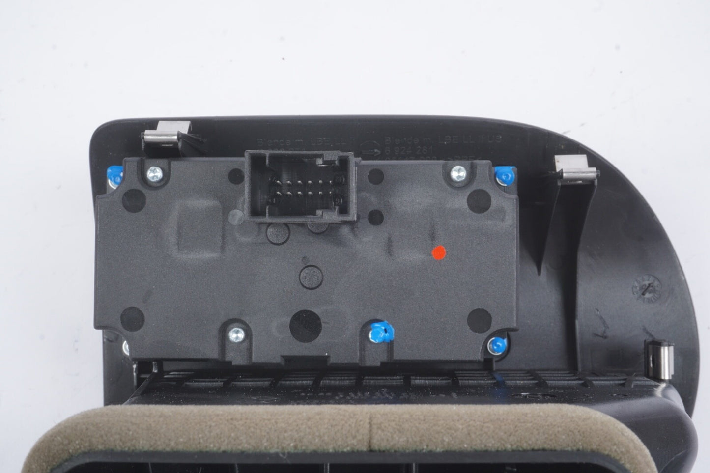 BMW E63 650i 04-10 Left Driver Dash Air AC Vent w/Headlight Switch 64226924281