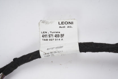 11-17 AUDI A8 A8L DASH DASHBOARD INSTRUMENT PANEL WIRING HARNESS 4H1971459BF OEM