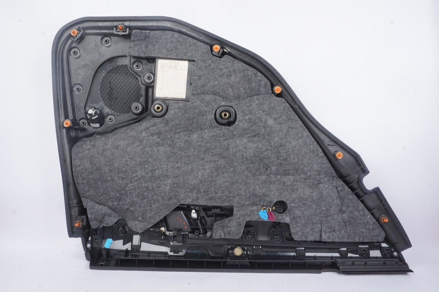 2010-13 MERCEDES-BENZ E350 W212 OEM REAR RIGHT DOOR INTERIOR PANEL TRIM BLACK