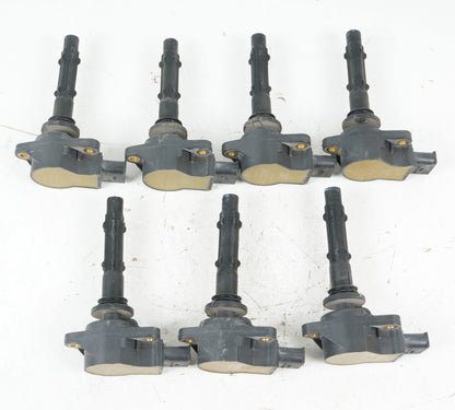 07-13 MERCEDES S550 W221 IGNITION COIL A0001502780 SET OF 7 OEM