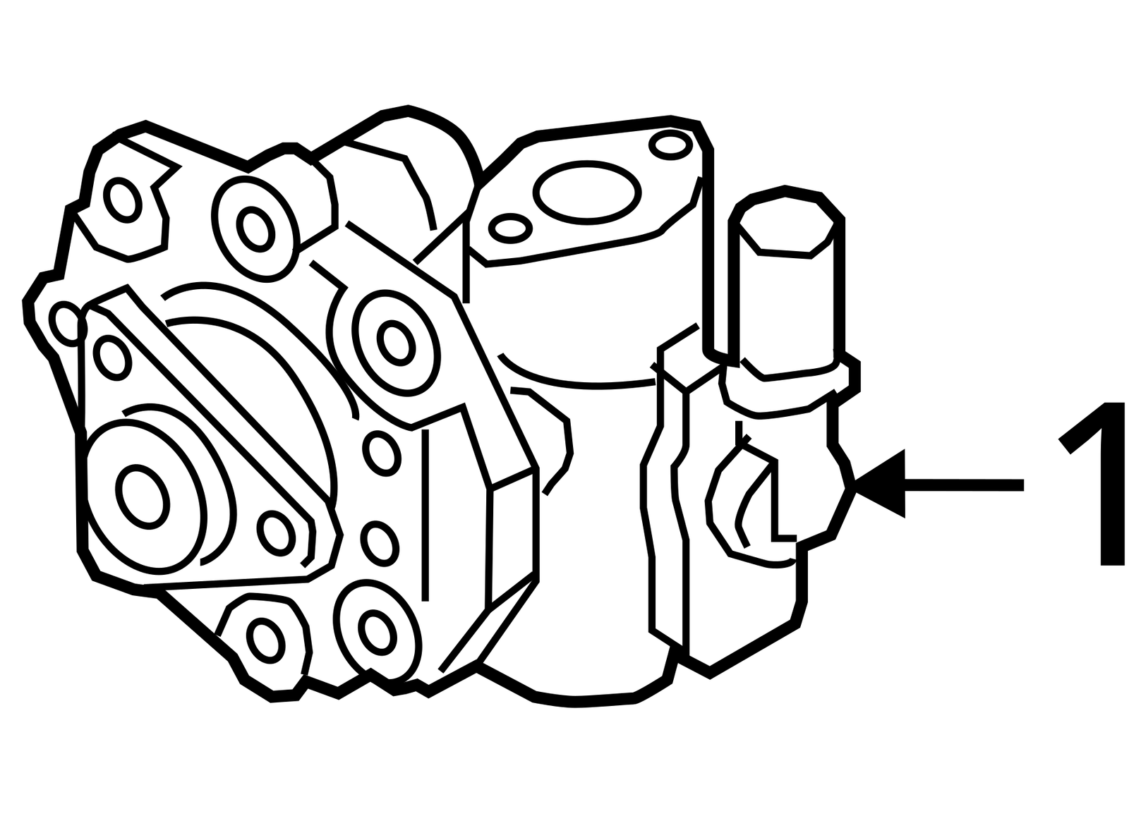 2011-2014 AUDI A8 A8L 3.0L SUPERCHARGED ENGINE POWER STEERING PUMP w/ PULLEY