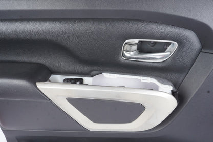 2019 - 2021 NISSAN TITAN REAR LEFT SIDE DOOR TRIM COVER PANEL BLACK OEM