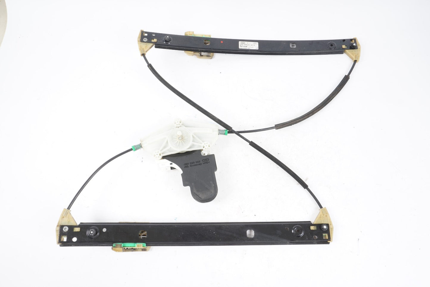 11-17 AUDI A8L FRONT LEFT DRIVER SIDE WINDOW REGULATOR & MOTOR OEM