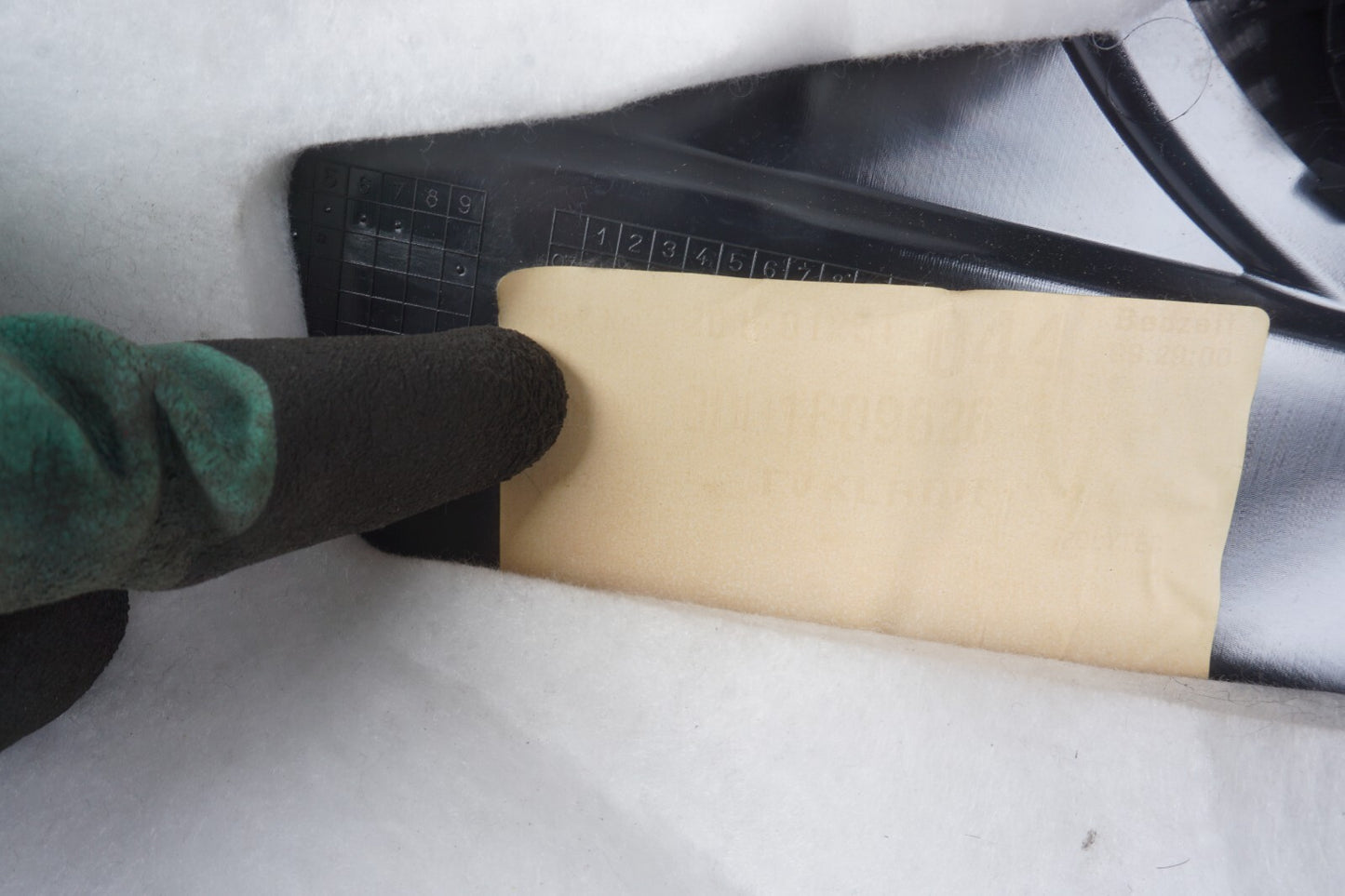 10-13 Mercedes W207 E350 Coupe Rear Quarter Panel Trim Right Passenger Side OEM