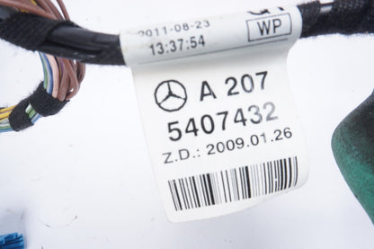 2012 2013 Mercedes E350 W207 Convertible trunk wiring harness Cabriolet
