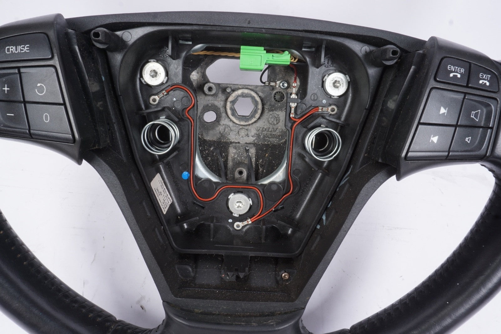 2011 - 2013 VOLVO C70 STEERING WHEEL W/ CONTROLS BLACK LEATHER