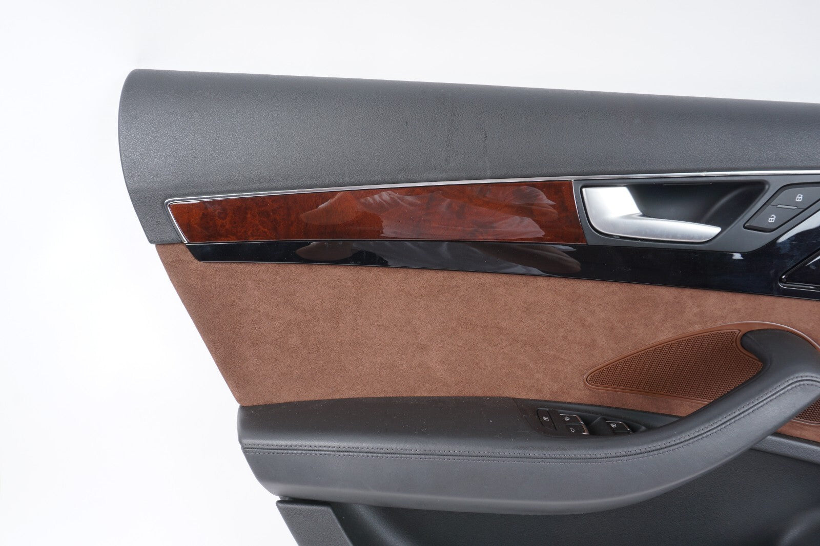 11-17 AUDI A8L REAR LEFT DRIVER SIDE DOOR PANEL TRIM OEM