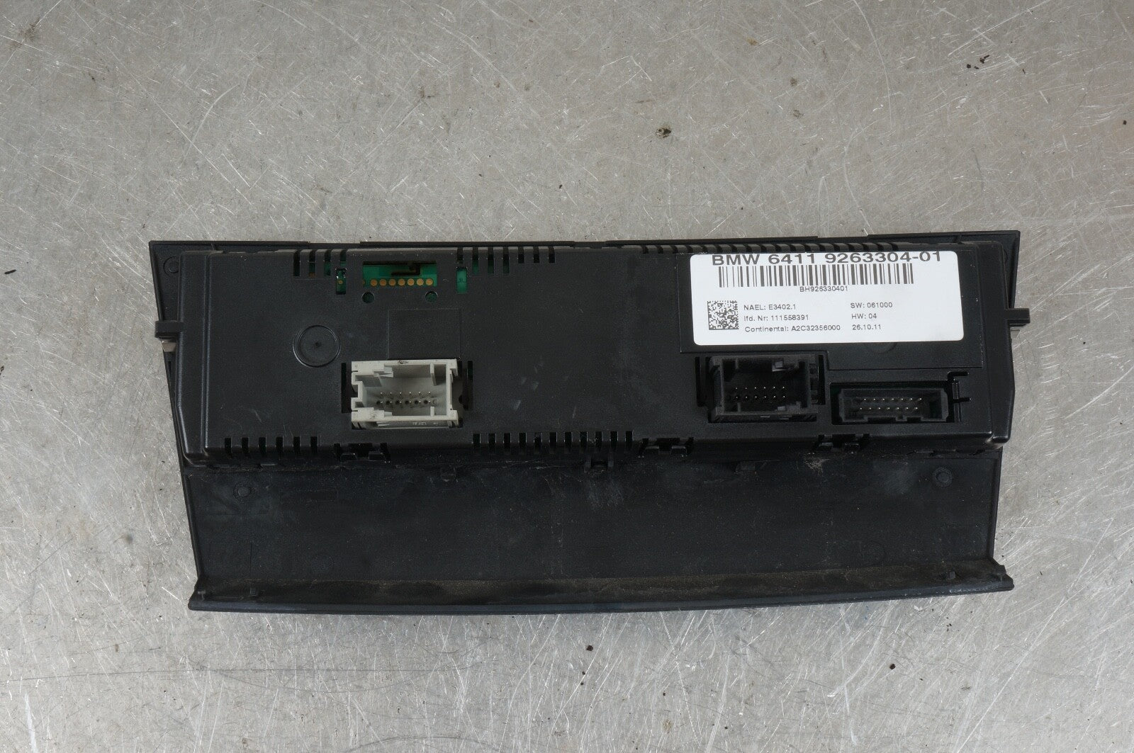 2007 2008- 2013 OEM BMW E92 E93 AC A/C Climate Control Switch Panel Black HEATED