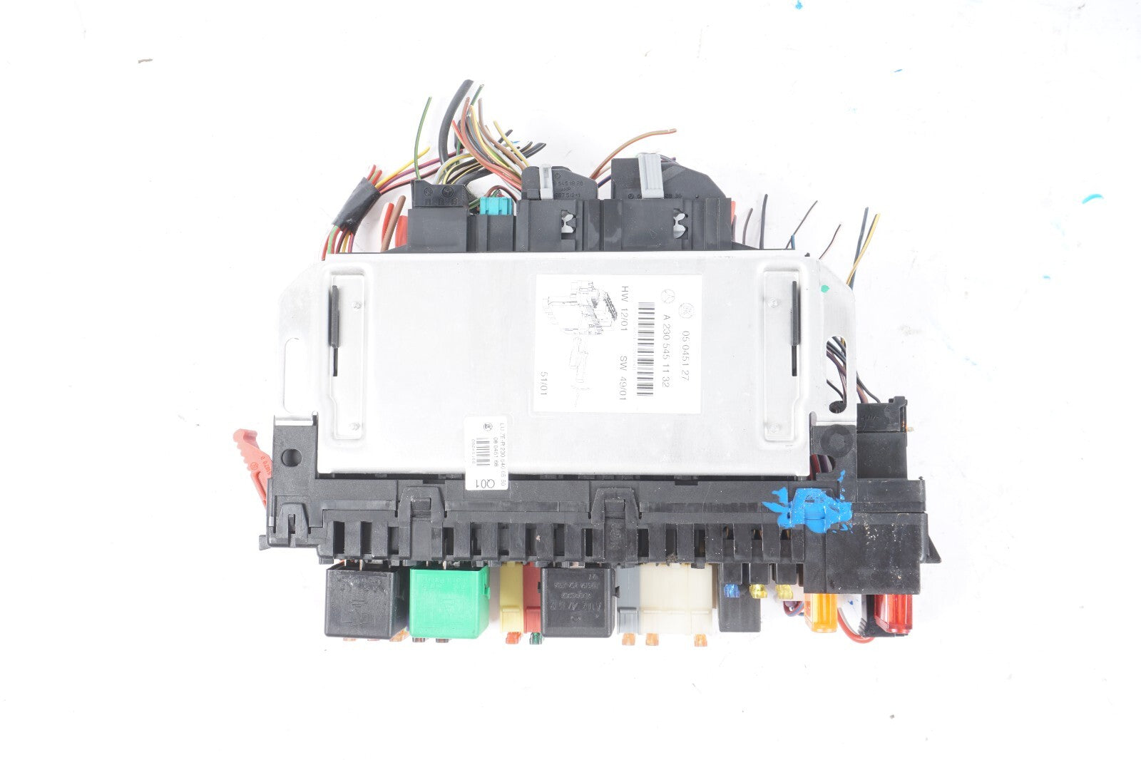 03-12 Mercedes SL500 SL550 Front Right Side SAM Fuse Box Control Module OEM
