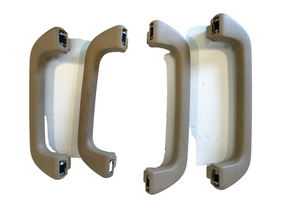 07-13 W221 MERCEDES BENZ S550 S600 S63 OVERHEAD ROOF GRAB HANDLE SET OF 4 OEM