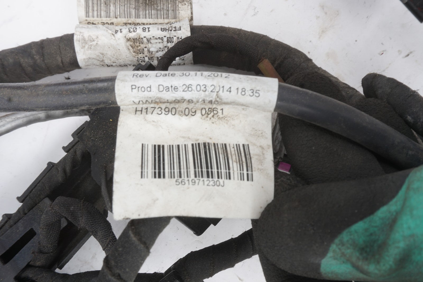 2014 2015 Volkswagen Passat 1.8L Engine Wire Harness Loom OEM