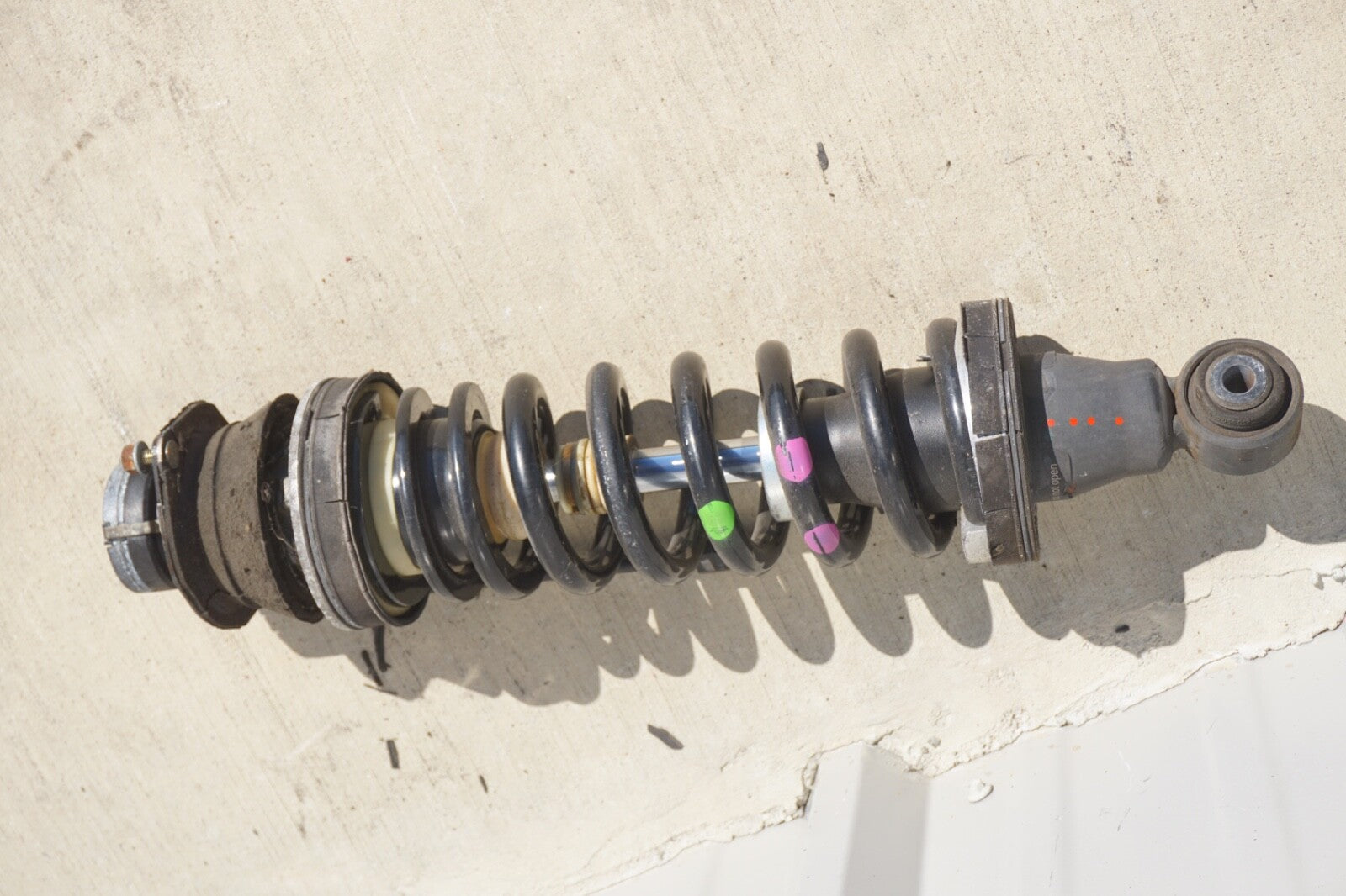 03-06 Mercedes R230 SL500 SL600 Rear Right Hydraulic Shock Strut Absorber OEM