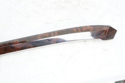 10-13 MERCEDES W221 S550 FRONT LEFT DRIVER DOOR WOOD TRIM OEM