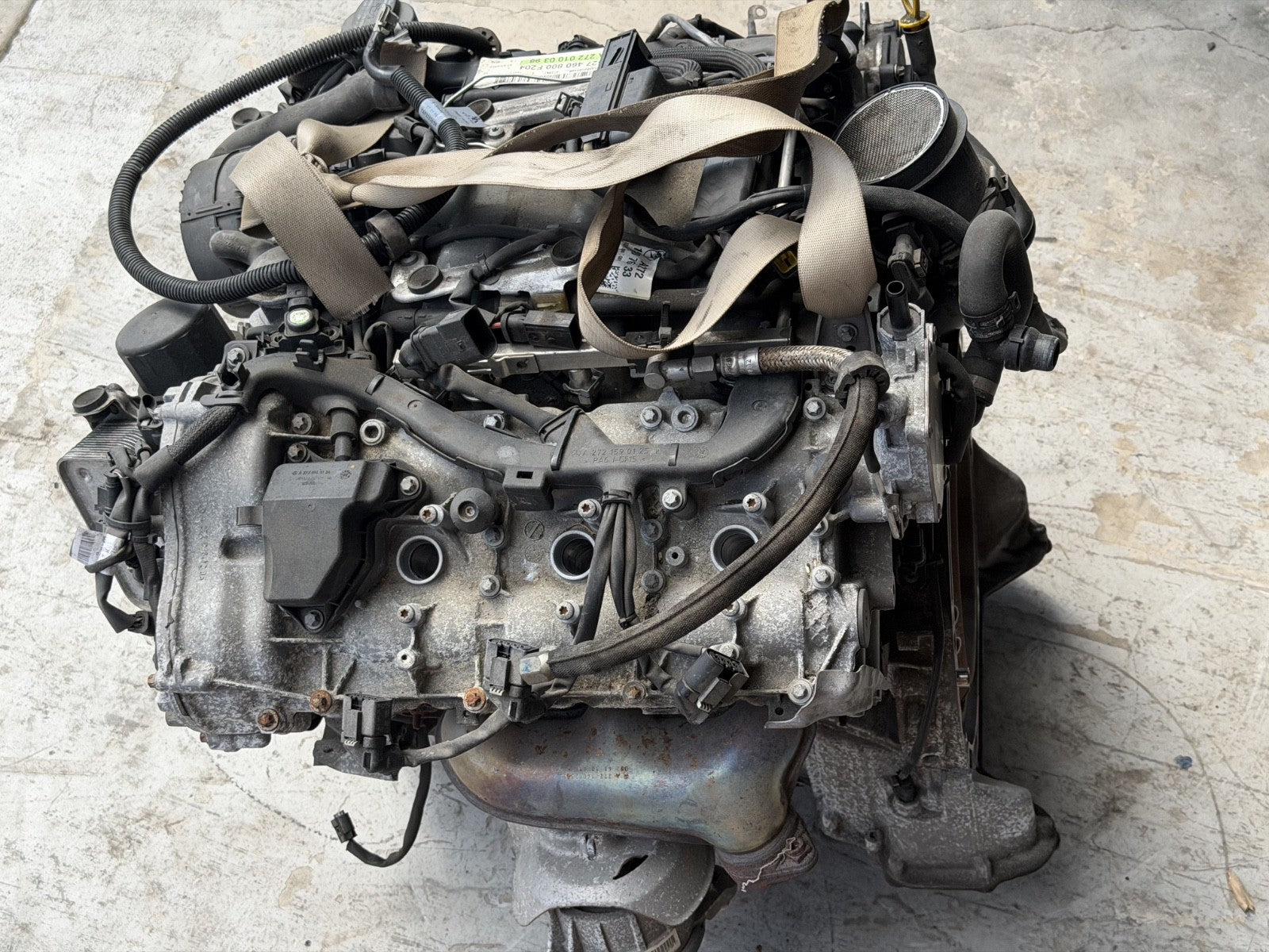 2008–2011 MERCEDES C300 W204 3.0L V6 AWD ENGINE MOTOR 86K MILES TESTED