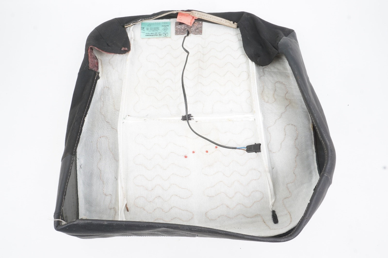 07-13 Mercedes W221 S600 Rear Right Recline Lower Bottom Seat Cushion Black