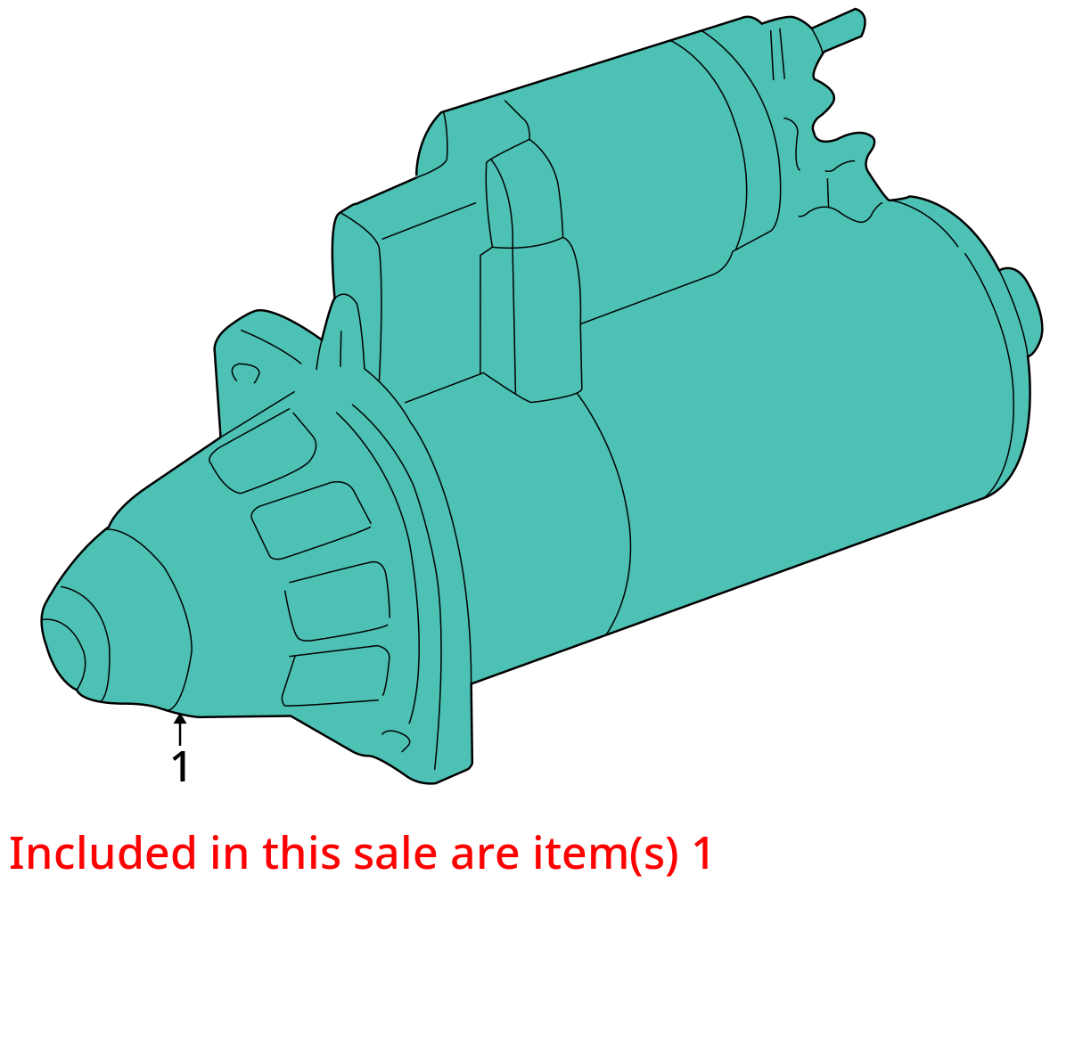 2011 AUDI A6 3.0L OEM ENGINE STARTER MOTOR 06E911023C