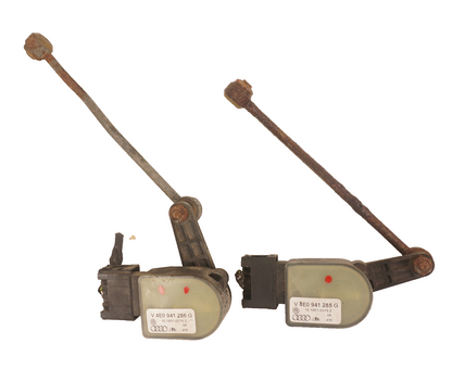 AUDI A8 A8L HEIGHT LEVEL SENSOR SET OF 2 4E0941286G / 4E0941285G OEM