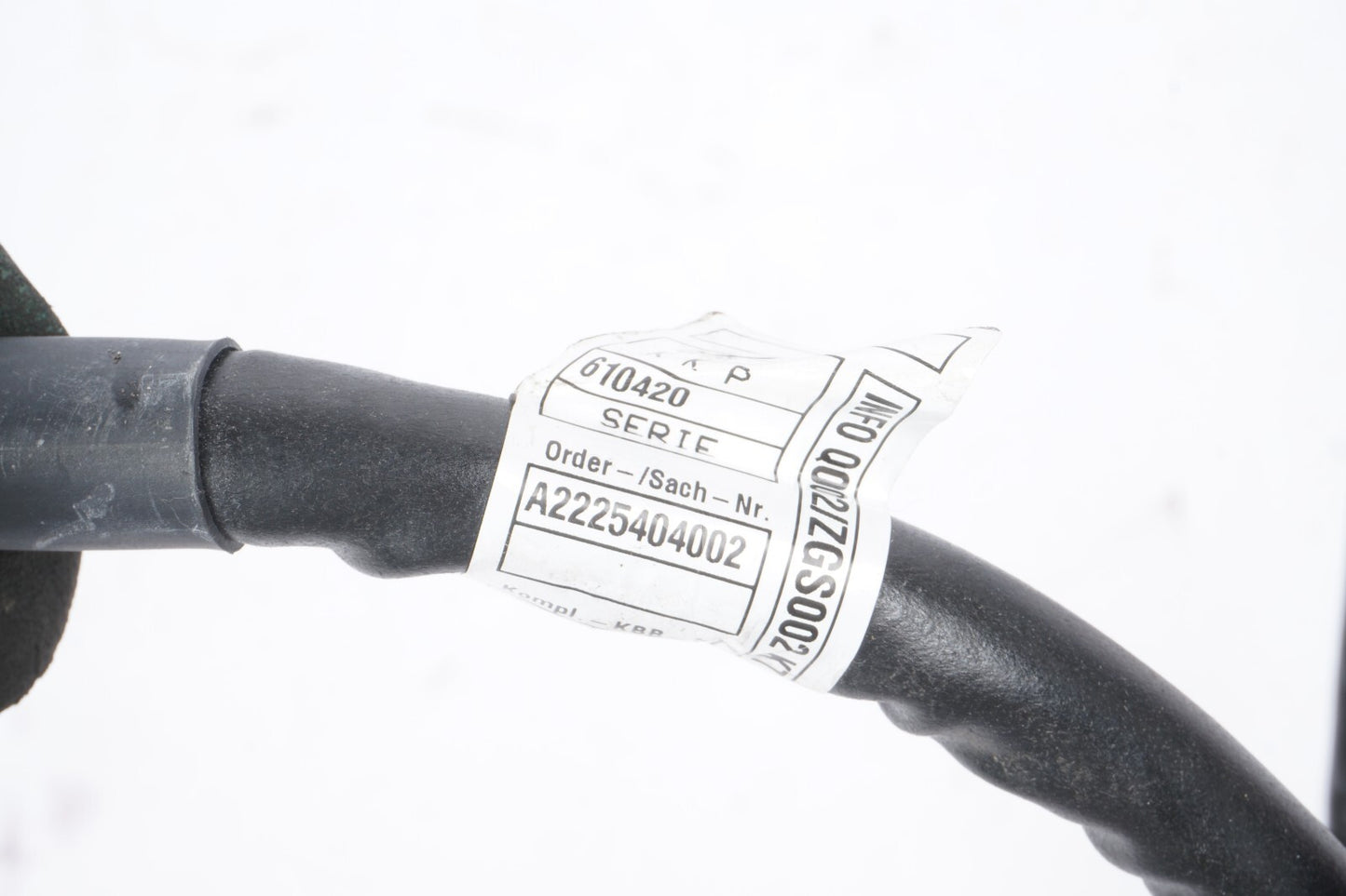 14-17 Mercedes S550e W222 3.0L DC/DC Converter To Battery Wiring Harness OEM