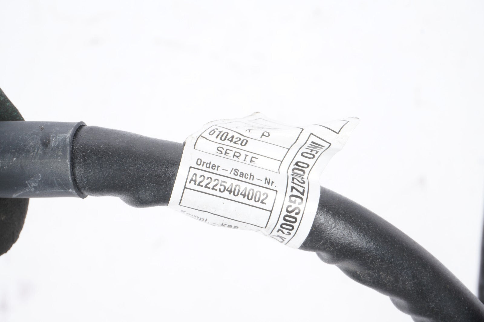 14-17 Mercedes S550e W222 3.0L DC/DC Converter To Battery Wiring Harness OEM