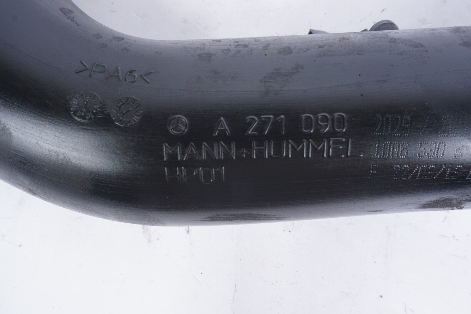 12-15 Mercedes C250 SLK250 Engine Air Intake Hose Manifold Tube Duct OEM