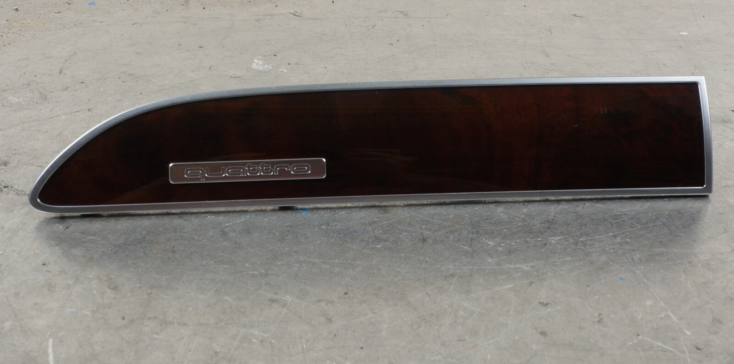 2005-2011 Audi A6 3.2L Quattro Wood Dash Panel Trim  4F1853190S