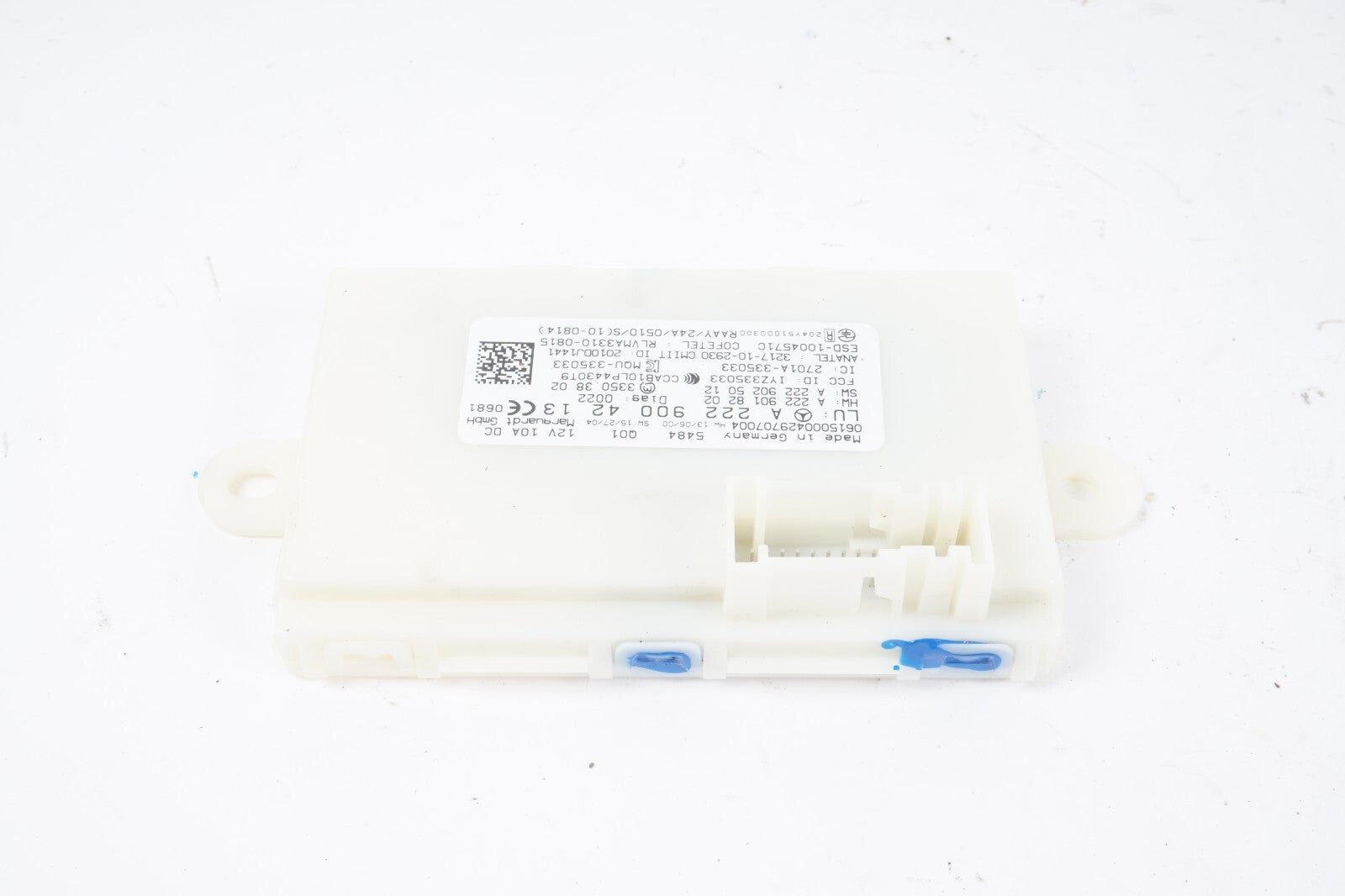 14-17 Mercedes W222 S550 S600 Keyless Go Entry Control Module  OEM