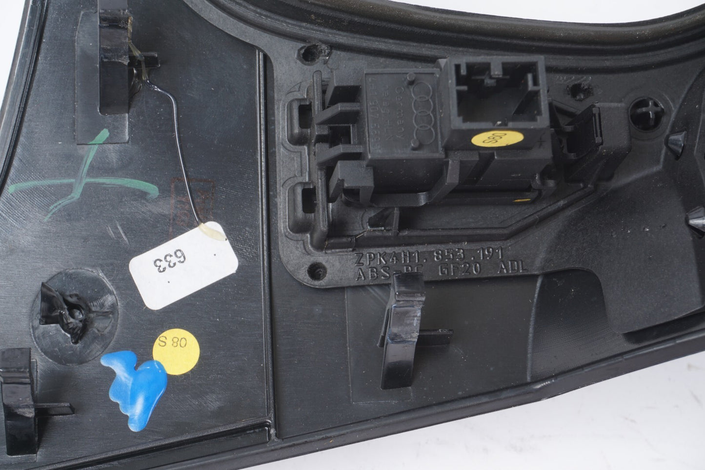 12-17 AUDI A8L A8 DASH SPEEDOMETER CLUSTER BEZEL TRIM 4H1853191  OEM