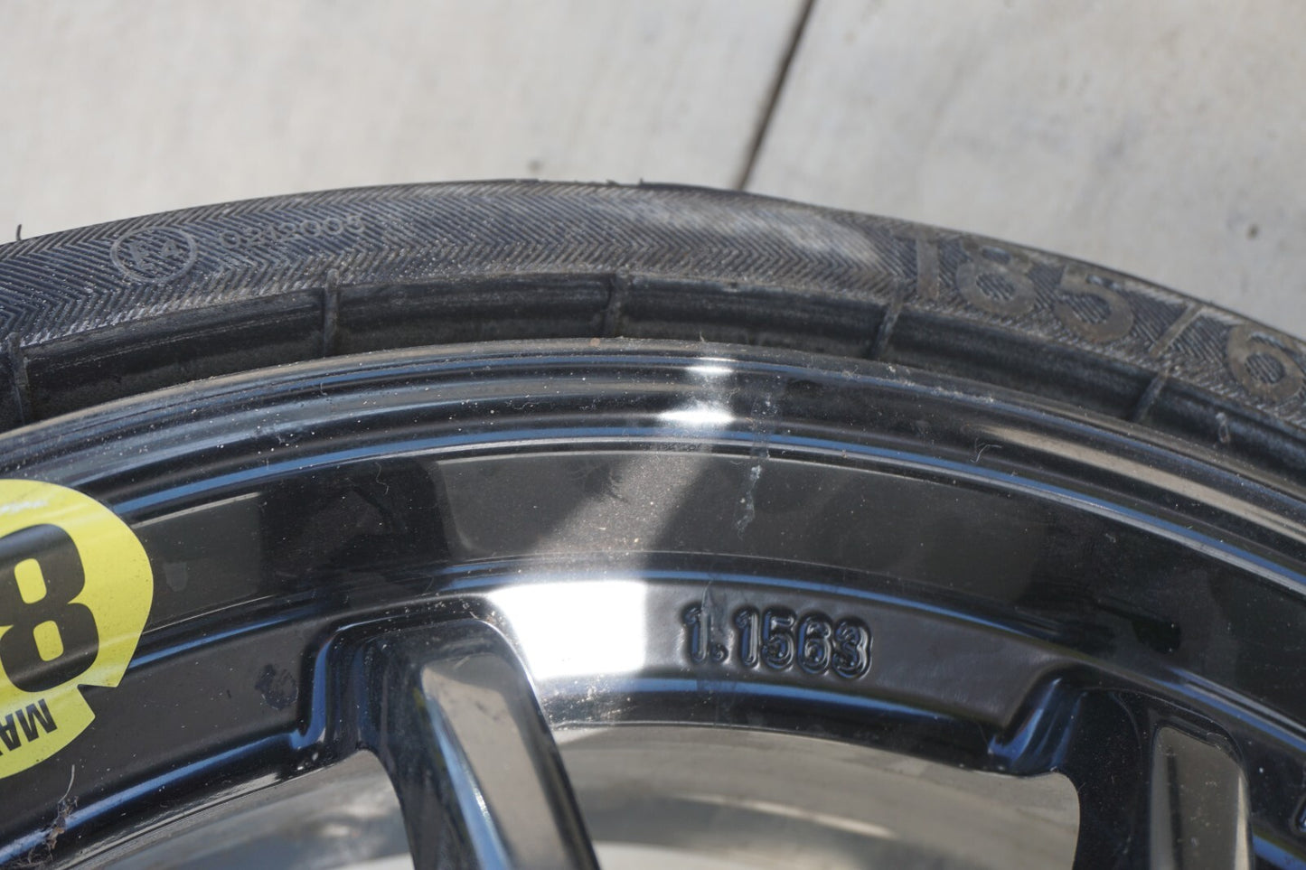 03-12 Mercedes R230 SL500 Emergency Spare Tire Wheel Rim 17" R17  OEM