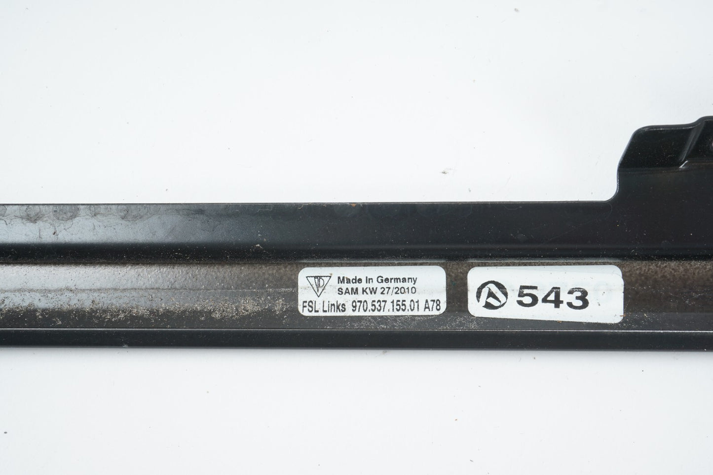 10 - 16 PORSCHE PANAMERA FRONT DOOR WINDOW BELT MOLDING LEFT & RIGHT OEM
