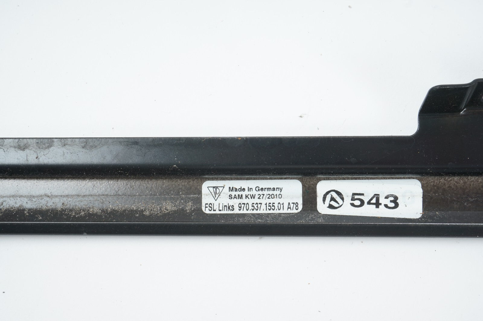 10 - 16 PORSCHE PANAMERA FRONT DOOR WINDOW BELT MOLDING LEFT & RIGHT OEM