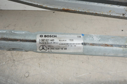 08-17 Mercedes W204 C250 E350 C00 C63 AMG Windshield Wiper Motor w/Linkage OEM